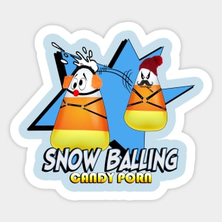 SNOW BALLING Sticker